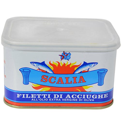 Scalia Anchovy Filets In Extra Virgin Olive Oil 1s 2235