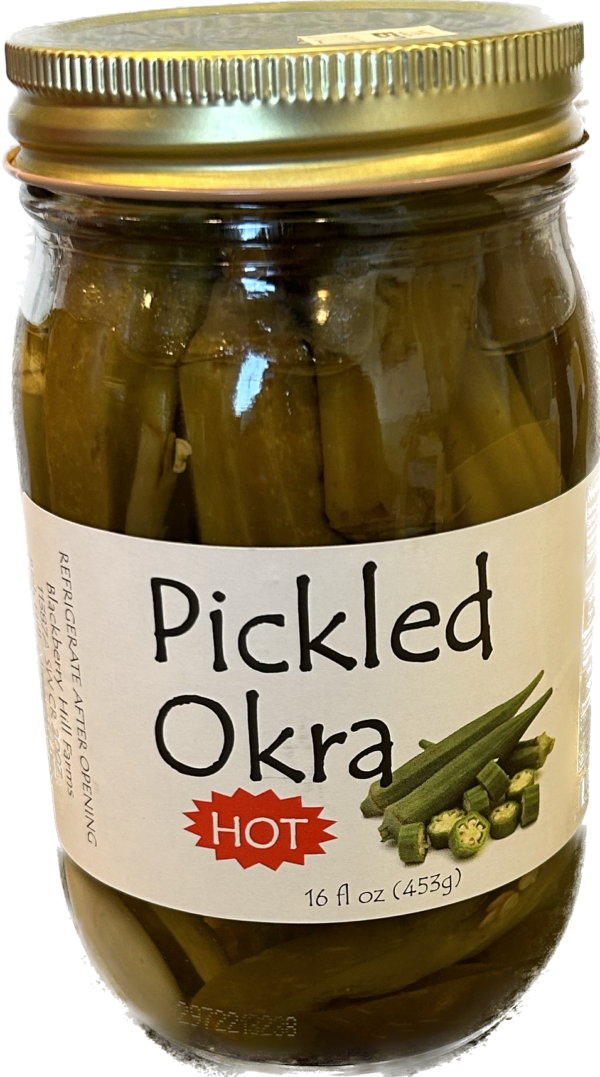 Local Hot Pickled Okra (16oz)