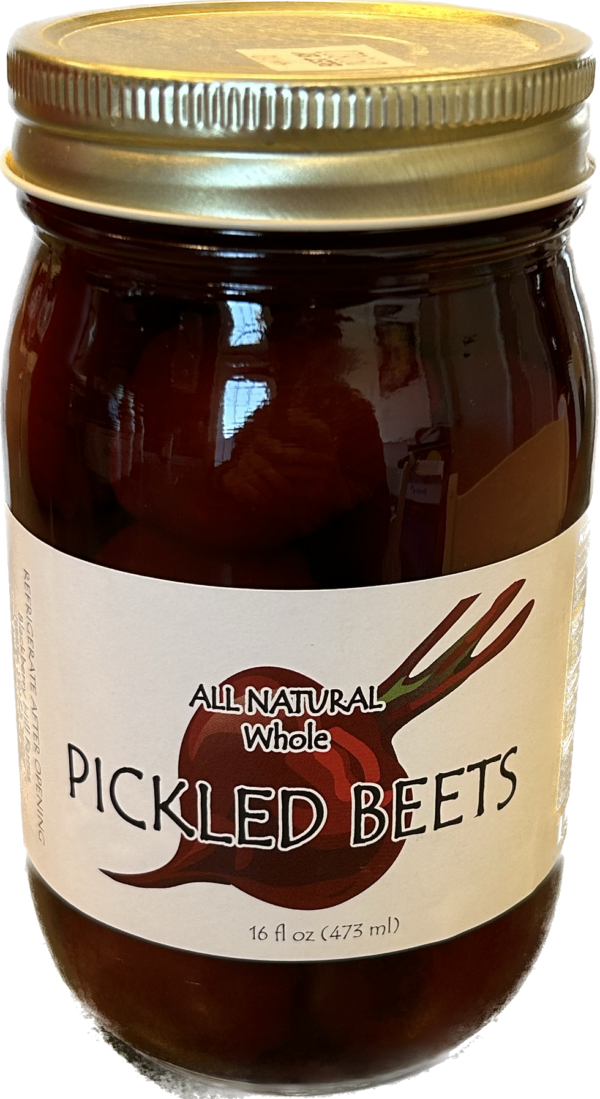 Local Pickled Beets- Whole (16oz)
