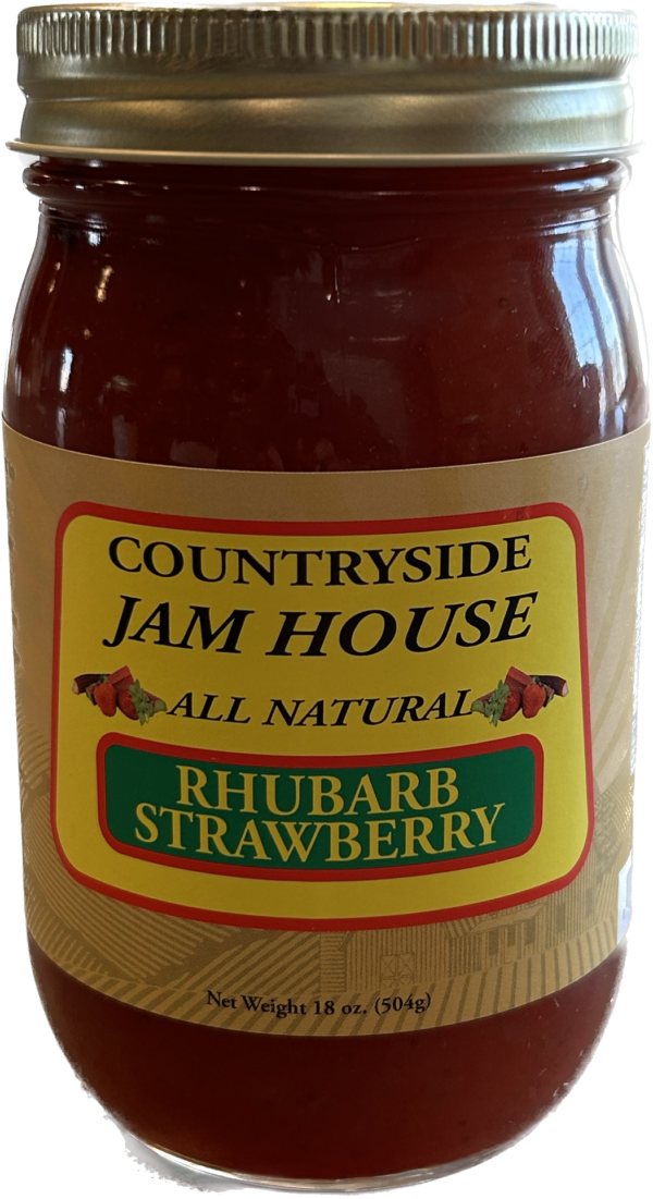 Local Strawberry Rhubarb Jam (18oz)