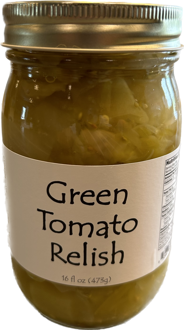 Local Green Tomato Relish (16oz)