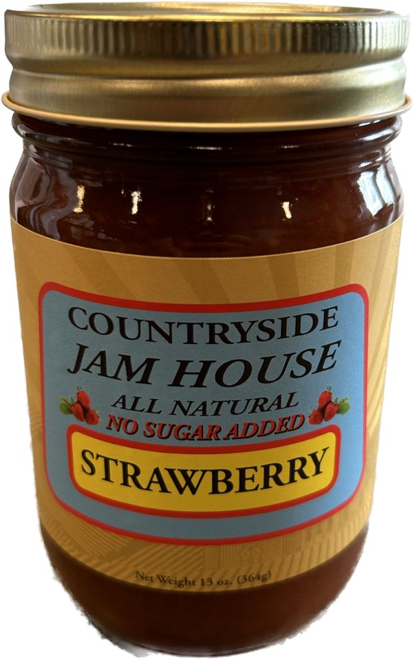Local Strawberry Jam No Added Sugar (13oz)