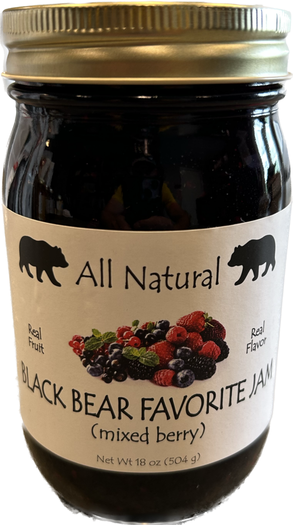 Local Black Bear Favorite Jam- Mixed Berry (18oz)