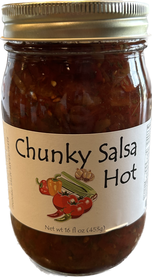 Local Chunky Salsa- Hot (16oz)