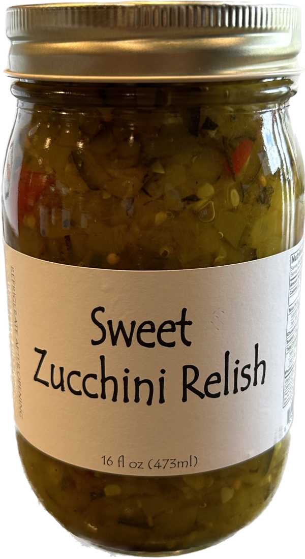 Local Sweet Zucchini Relish (16oz)